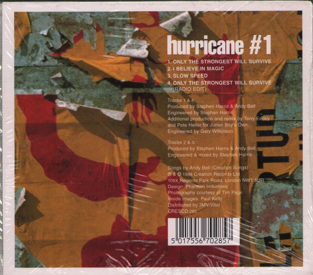 Hurricane #1 - Only The Strongest Will Survive - Cd