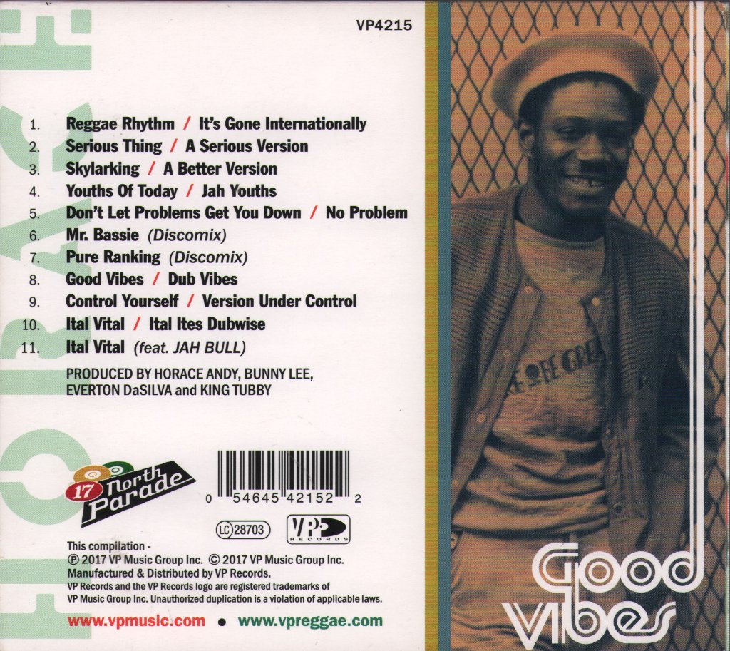 Horace Andy - Good Vibes - Cd