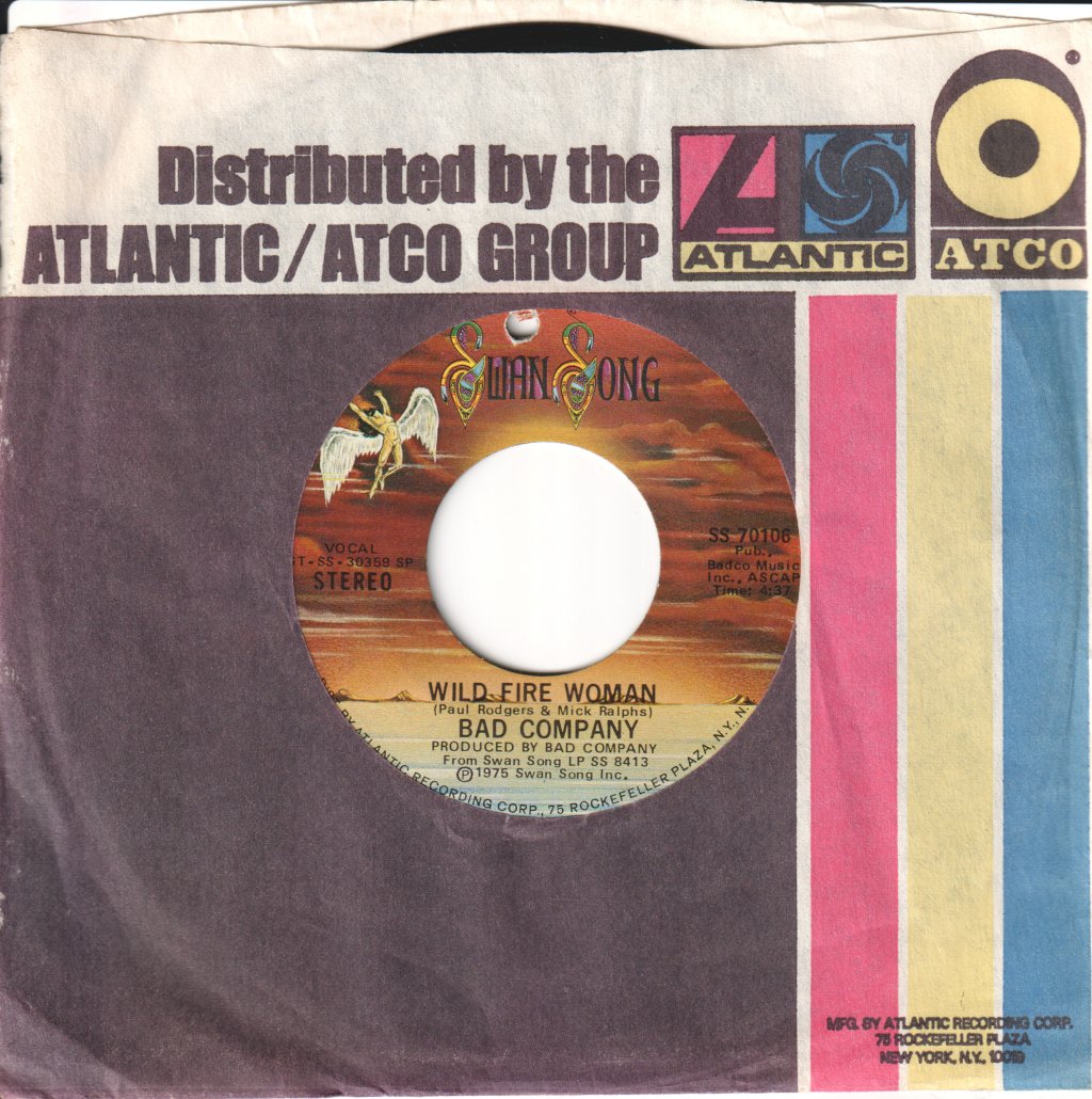 Bad Company (Rock Group) - Feel Like Makin' Love - 7 Inch