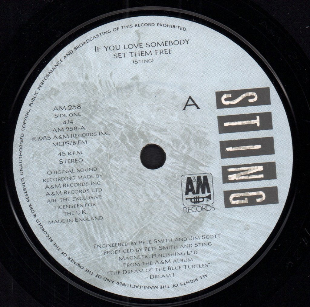 Sting - If You Love Somebody Set Them Free - 7 Inch