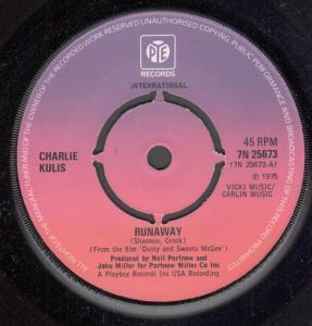 Charlie Kulis - Runaway - 7 Inch