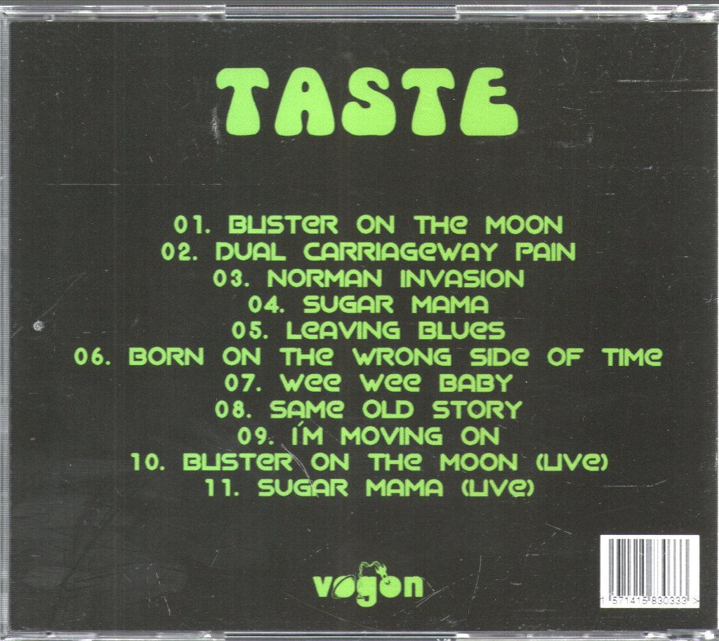 Taste - Transmissions 1968 - 69 - Cd