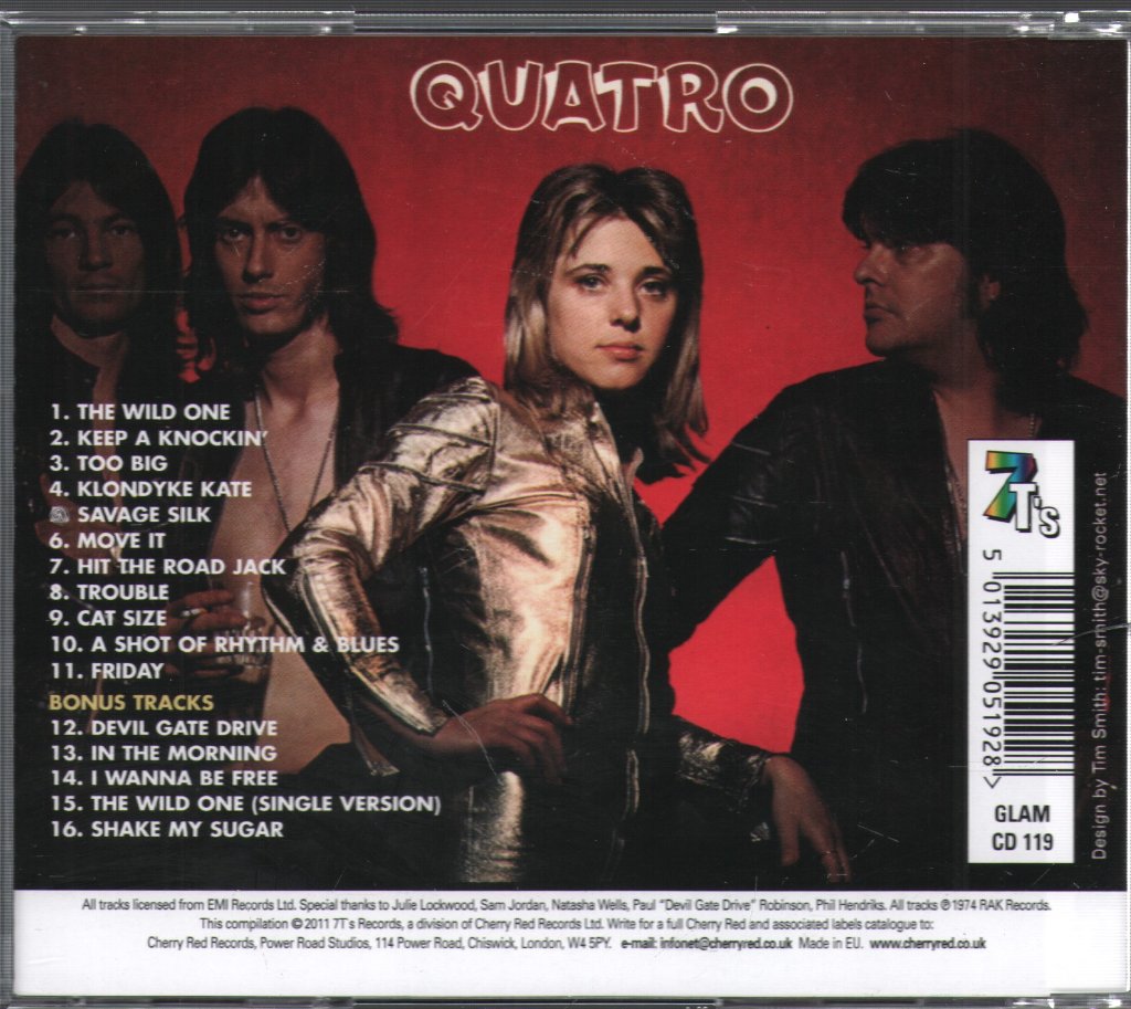 Suzi Quatro - Quatro - Cd