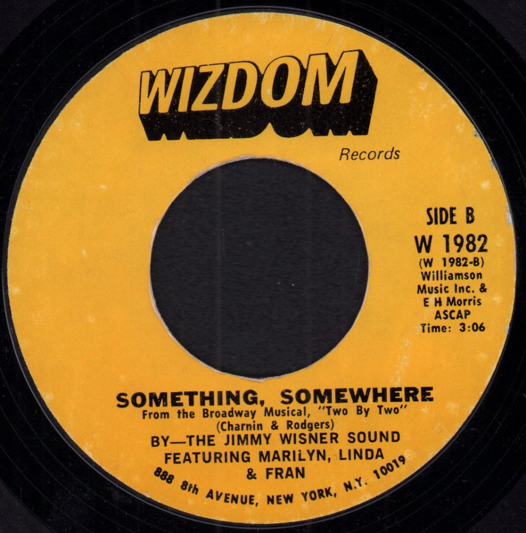 Jimmy Wisner Sound featuring marilyn,linda and fran - Two By Two - 7 Inch