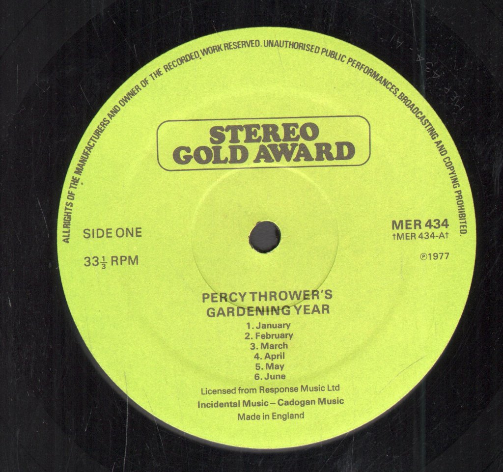 Percy Thrower - Percy Thrower's Gardening Year - Lp