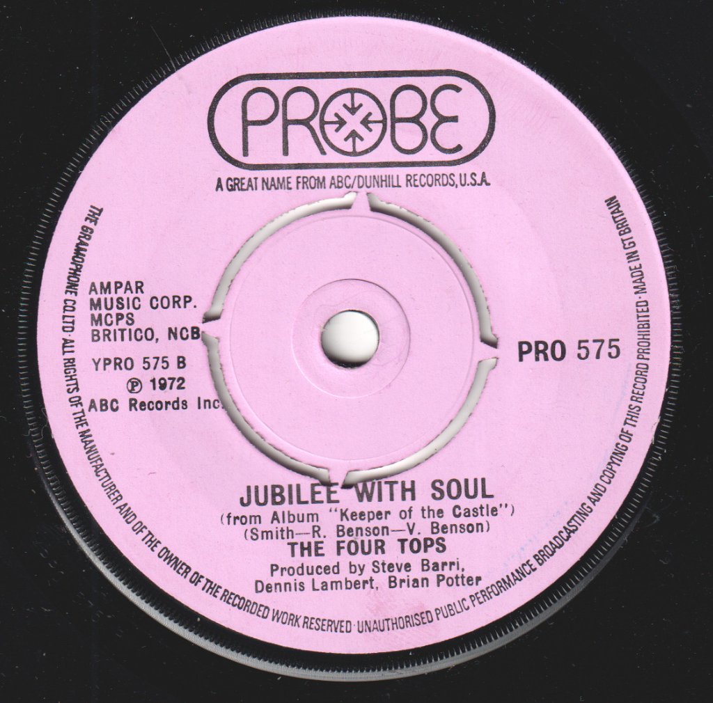 Four Tops - Keeper Of The Castle - 7 Inch