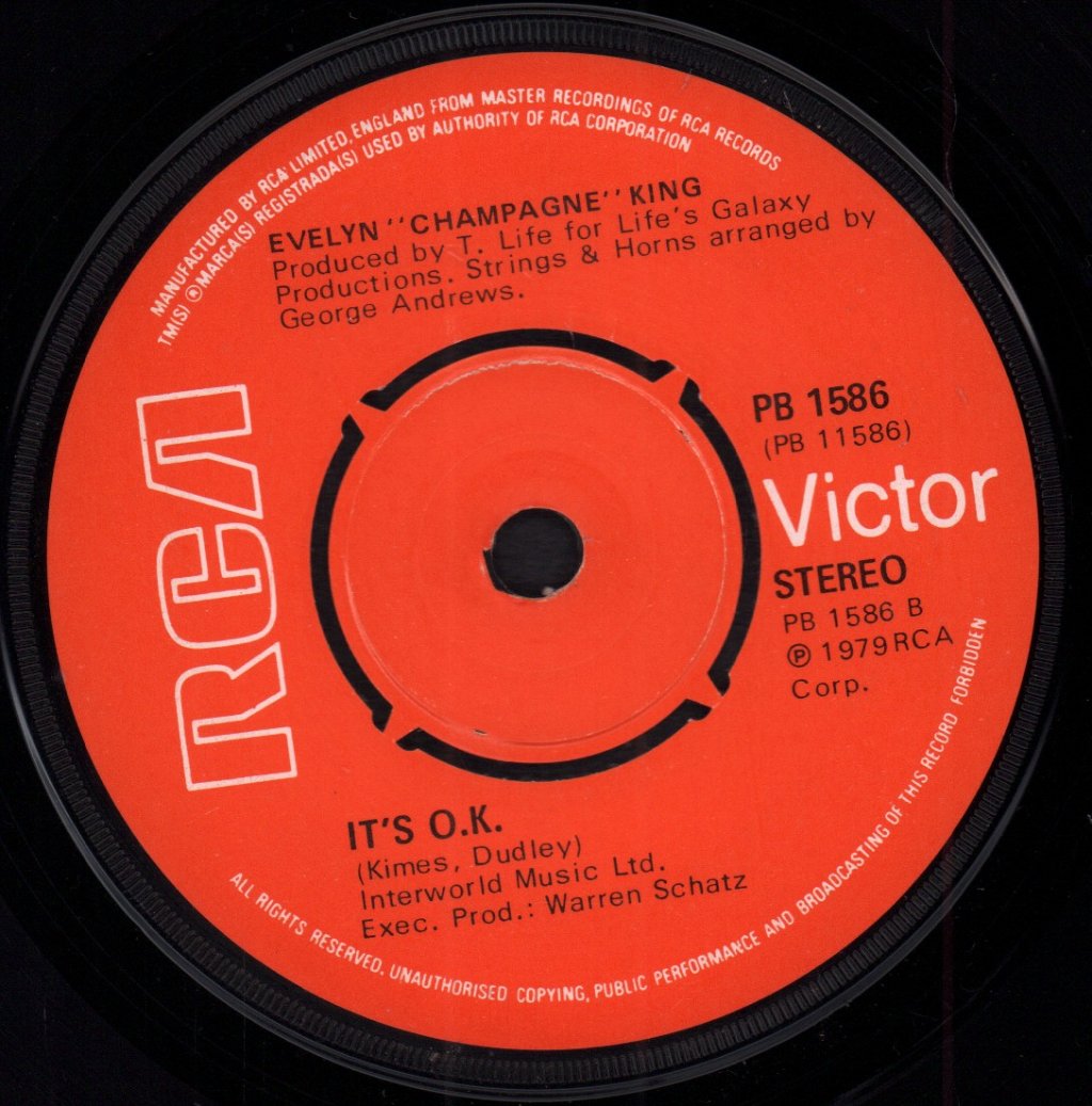Evelyn Champagne King - Music Box - 7 Inch
