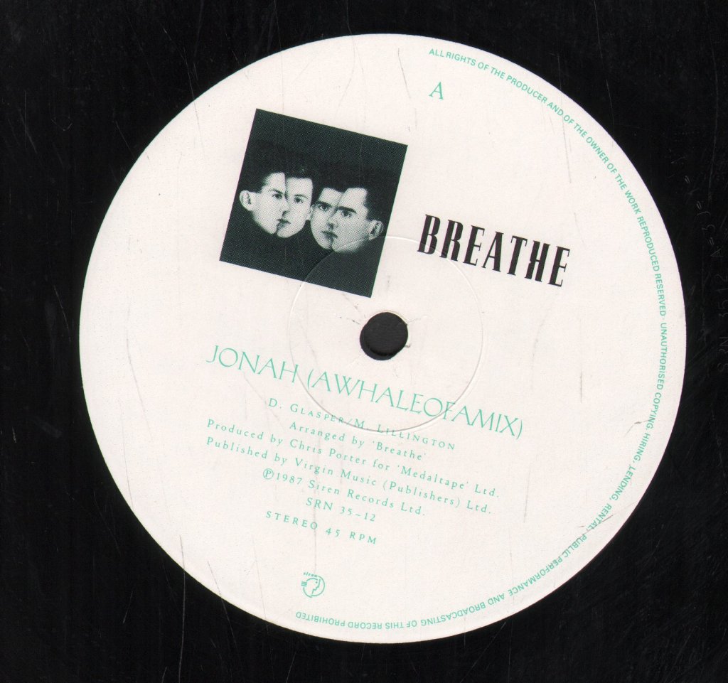 Breathe - Jonah - 12 Inch