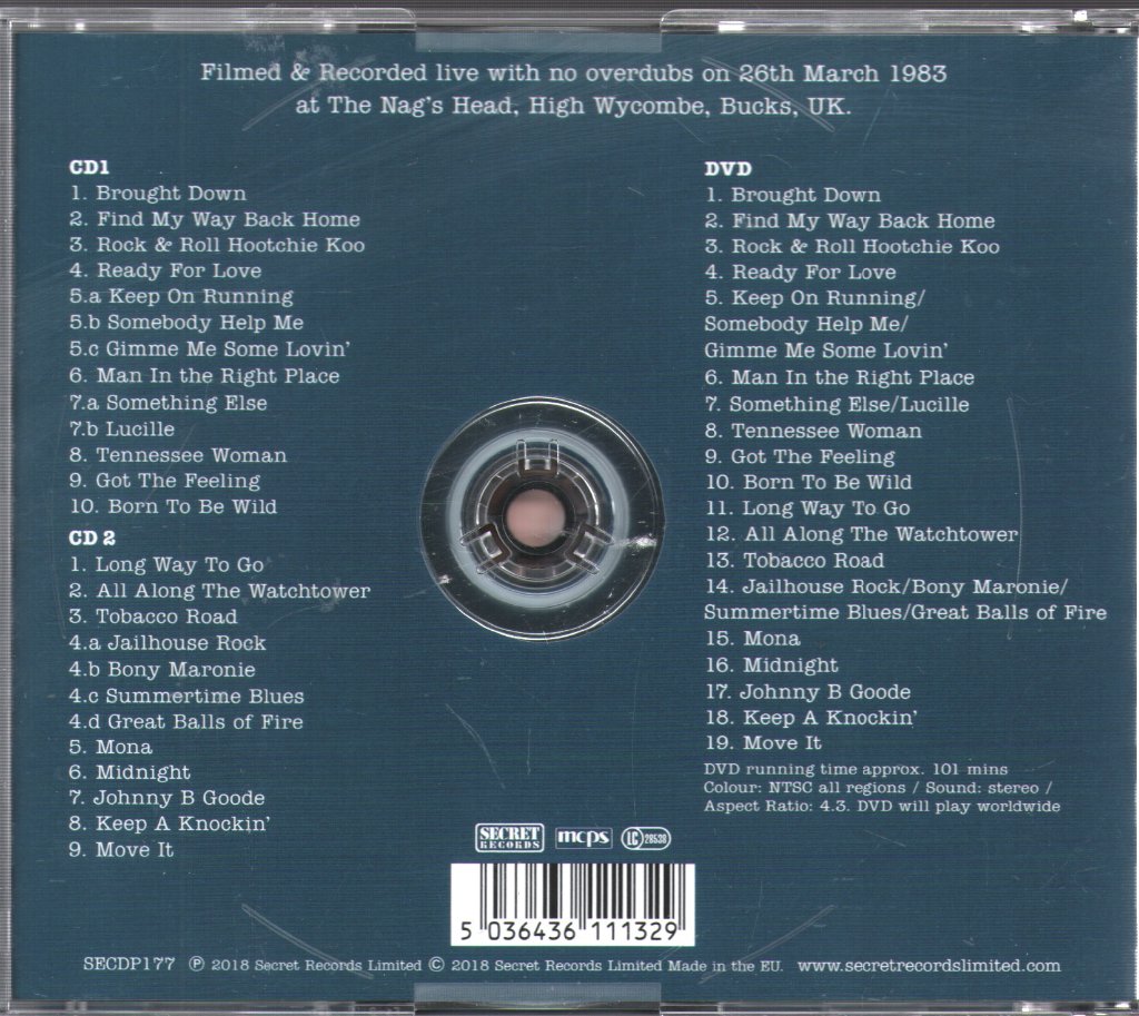 Nashville Teens - Live At The Nags Head 1983 - Double Cd