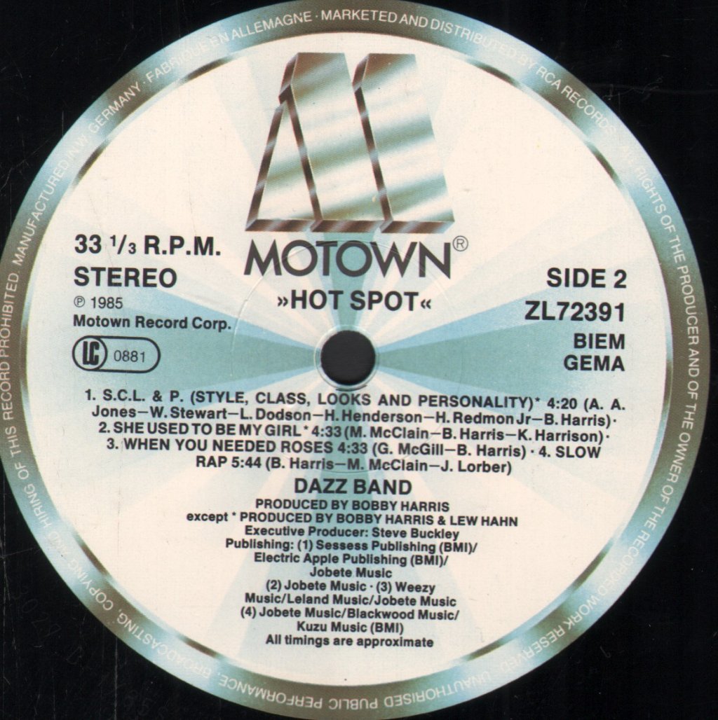 Dazz Band - Hot Spot - Lp