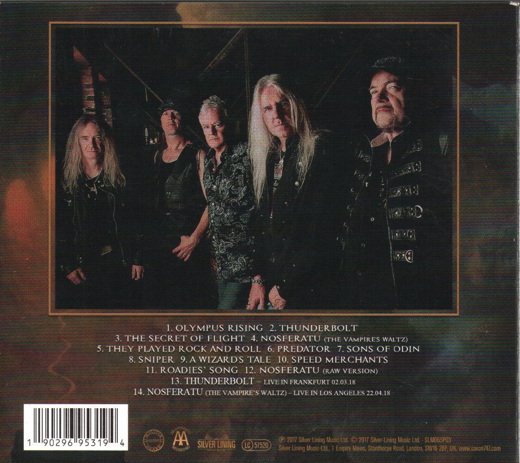 Saxon - Thunderbolt - Cd