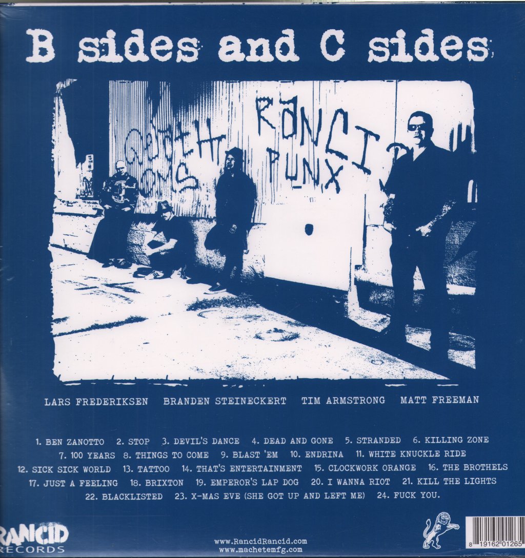 Rancid - B Sides And C Sides - Double Lp