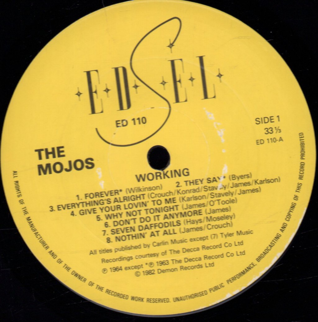 Mojos - Working - Lp
