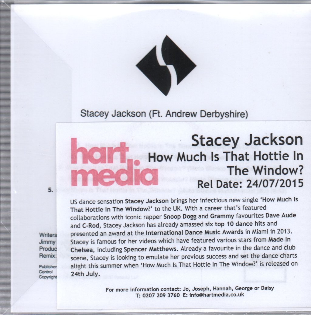 Stacey Jackson - How Much Is That Hottie In The Window? (Mixes) - Cdr