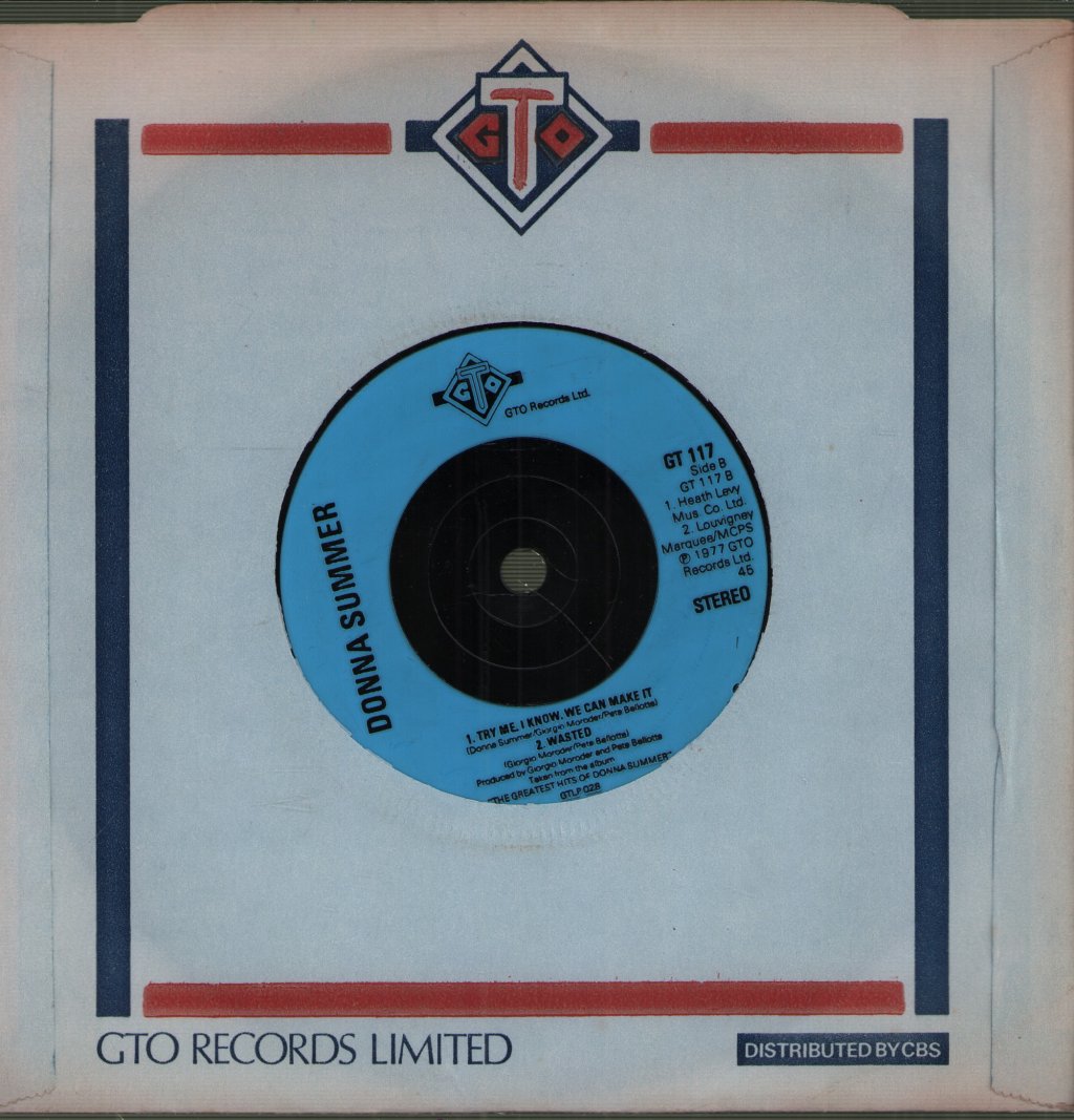 Donna Summer - Back In Love Again - 7 Inch