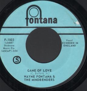 Wayne Fontana And The Mindbenders - Game Of Love - 7 Inch