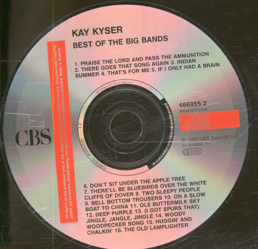 Kay Kyser - Kay Kyser - Best Of The Big Bands - Cd