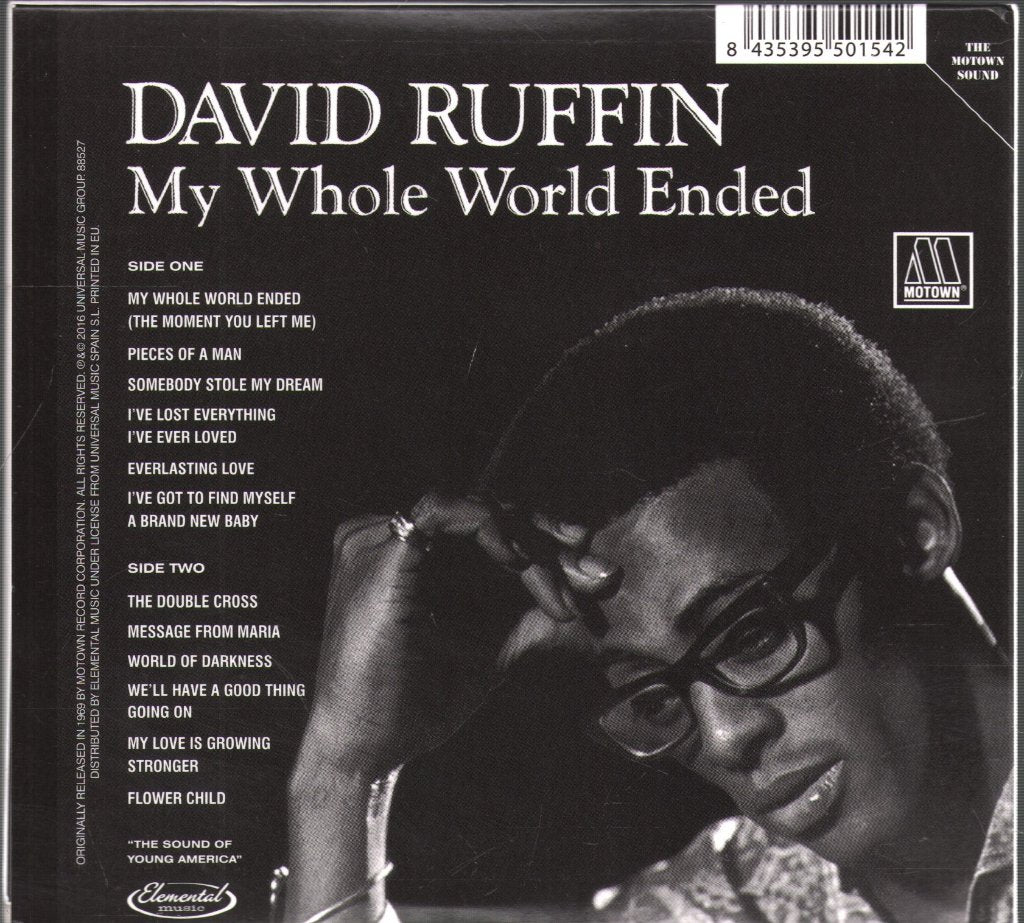 David Ruffin - My Whole World Ended - Cd