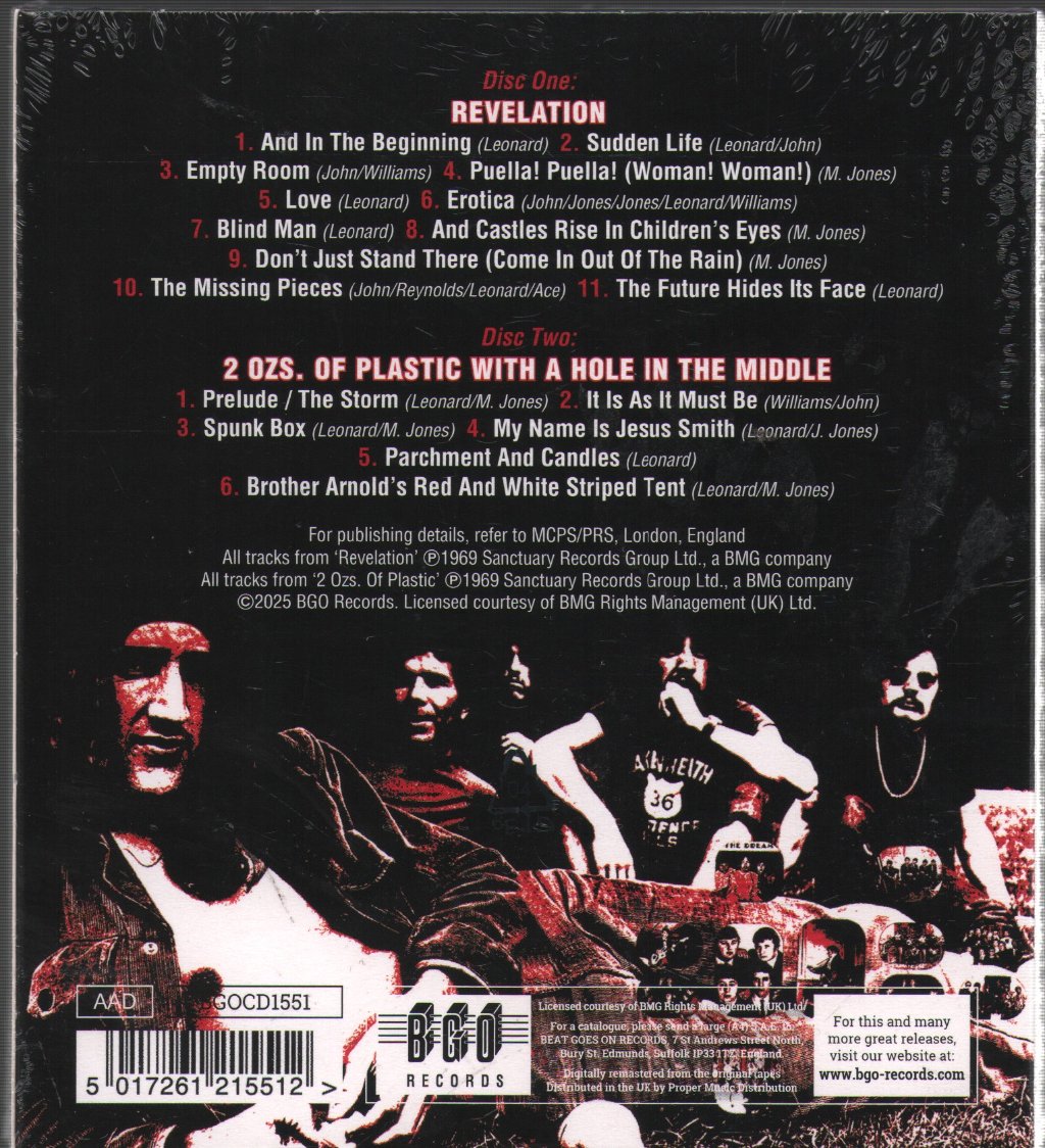 Man - Revelation / 2 Ozs. Of Plastic With A Hole In the Middle - Double Cd