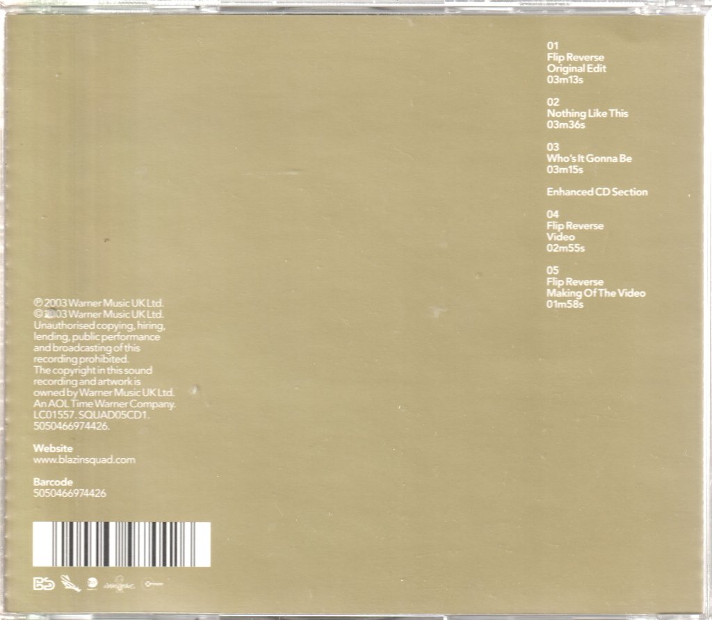 Blazin' Squad - Flip Reverse - Cd