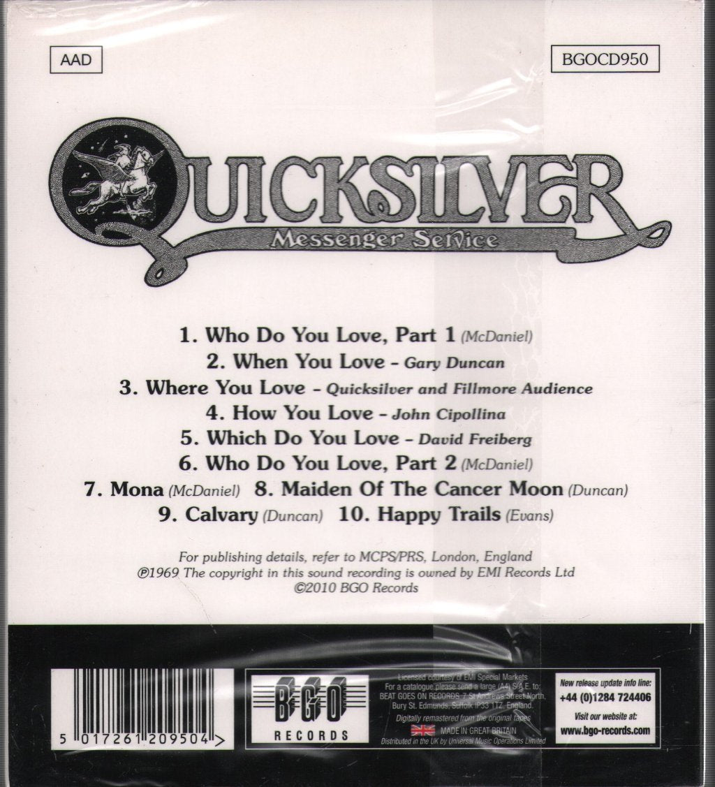 Quicksilver Messenger Service - Happy Trails - Cd