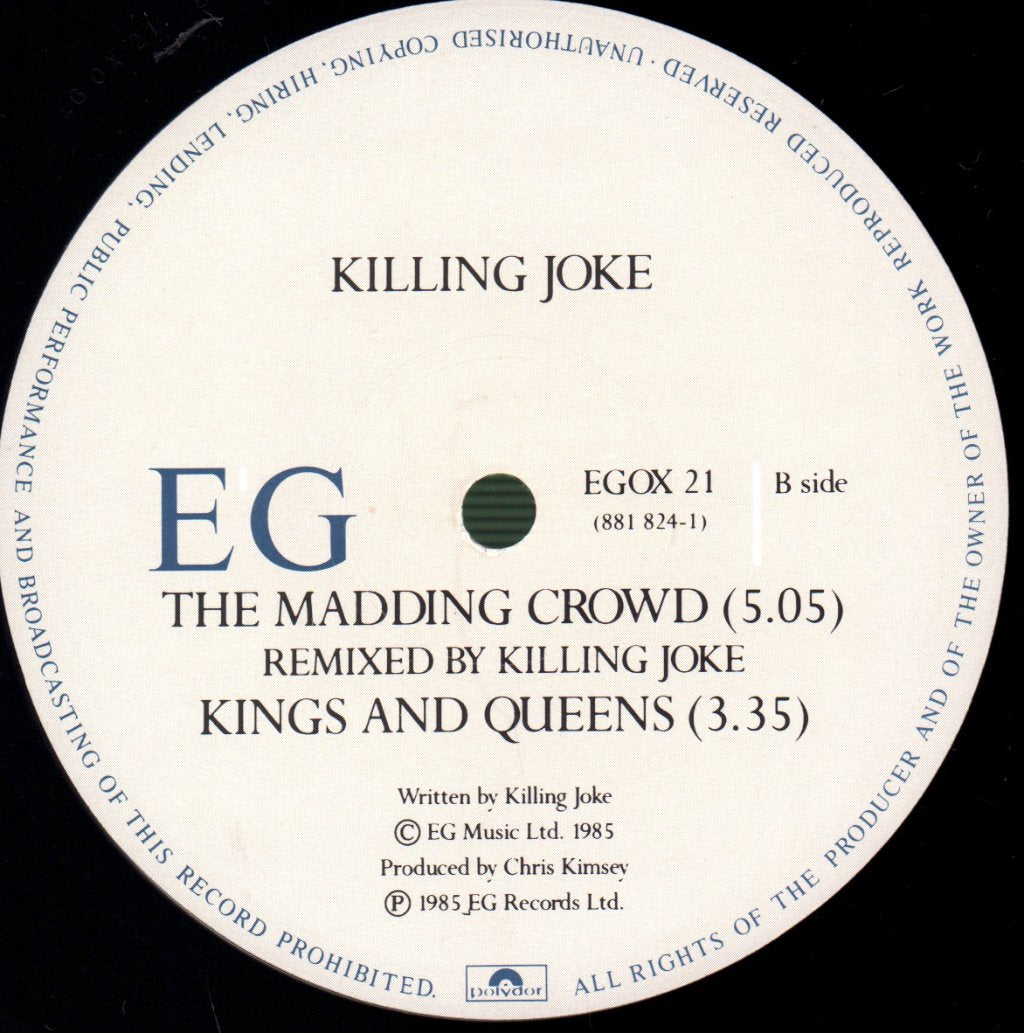 Killing Joke - Kings And Queens - 12 Inch