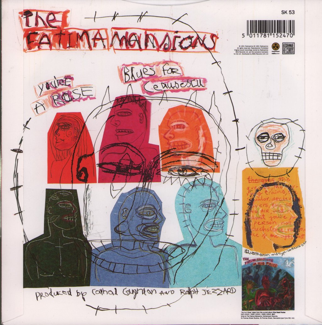 Fatima Mansions - You're A Rose - 7 Inch