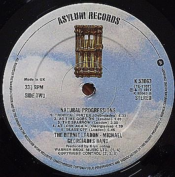 Bernie Leadon Michael Georgiades Band - Natural Progressions - Lp