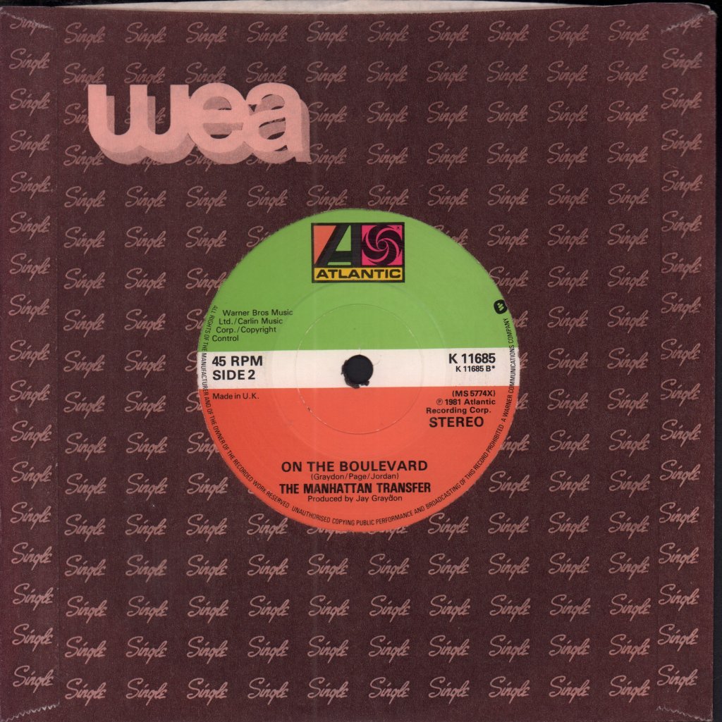 Manhattan Transfer - A Nightingale Sang In Berkeley Square - 7 Inch