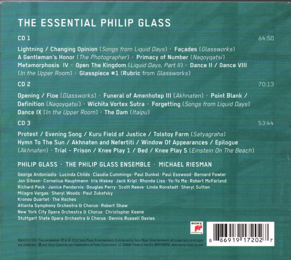 Philip Glass - Essential Philip Glass - Cd Set