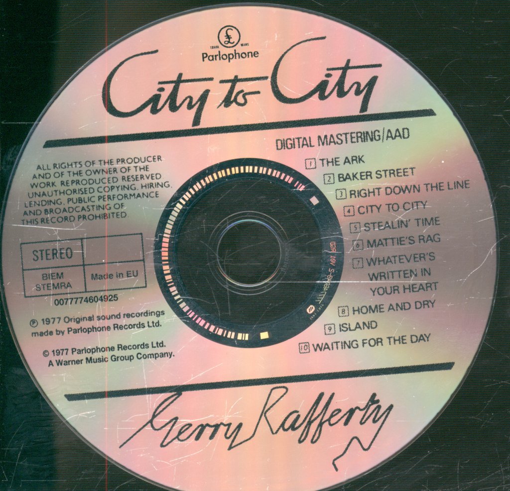 Gerry Rafferty - City To City - Cd