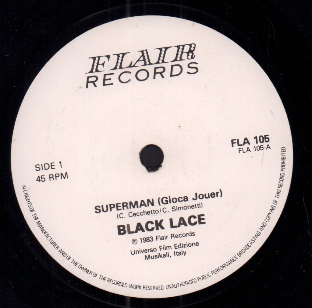 Black Lace (Party/Pop Group) - Superman - 7 Inch