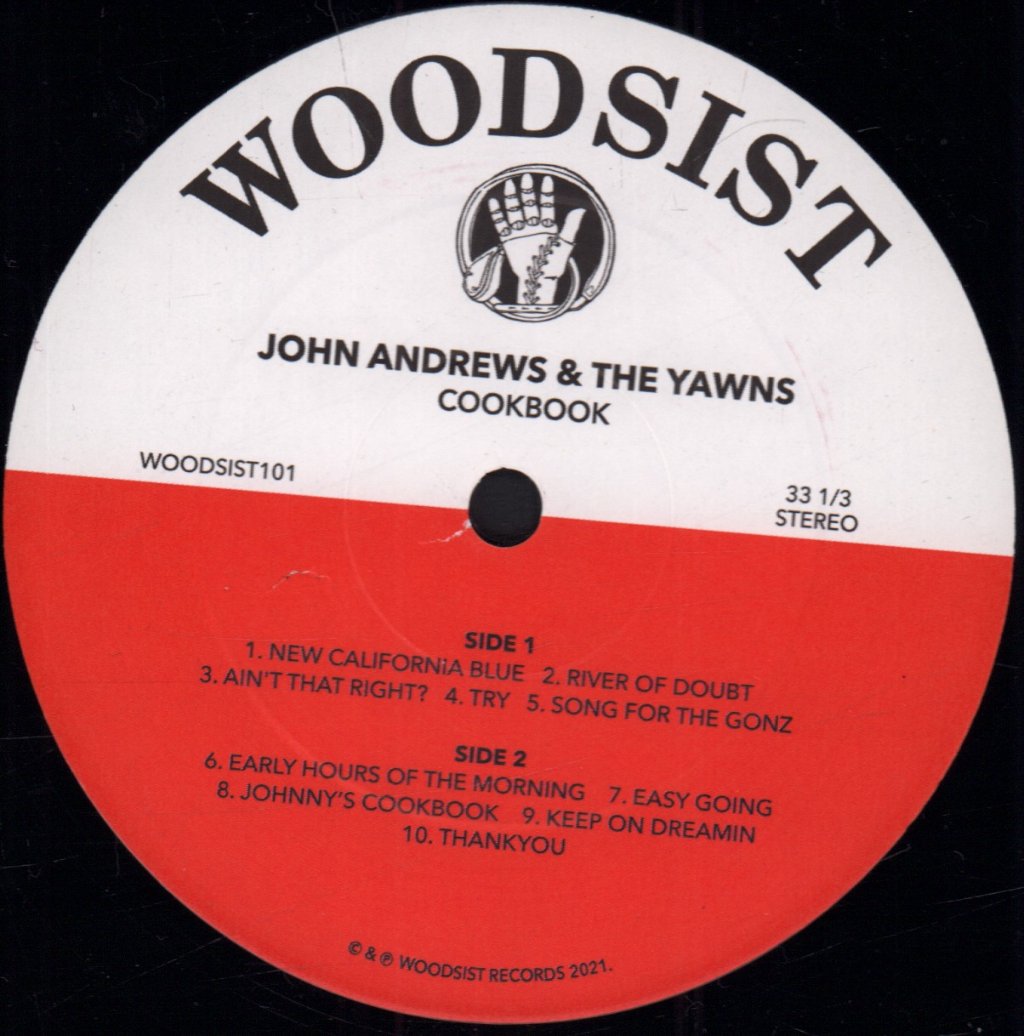 John Andrews And The Yawns - Cookbook - Lp