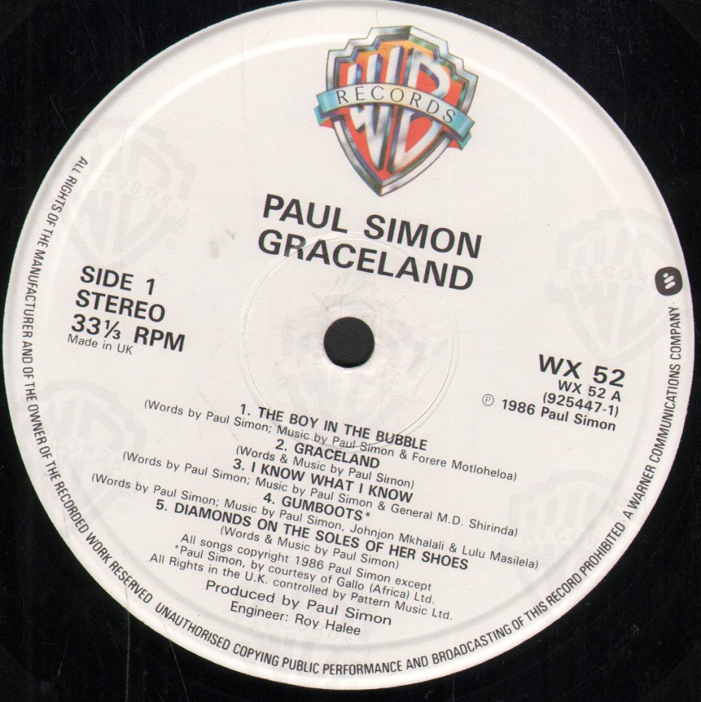 Paul Simon - Graceland - Lp