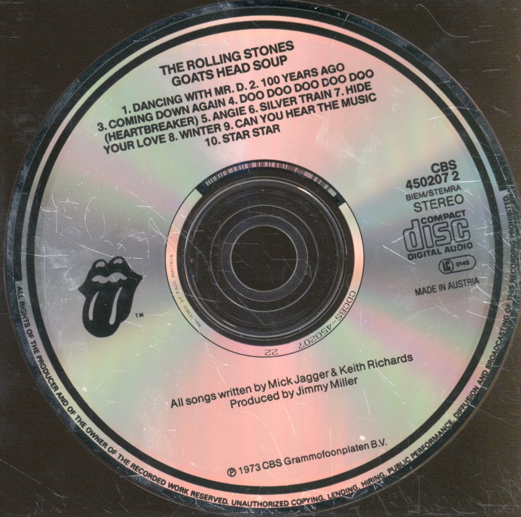 Rolling Stones - Goats Head Soup - Cd