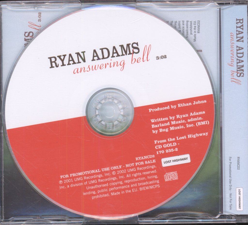 Ryan Adams - Answering Bell - Cd