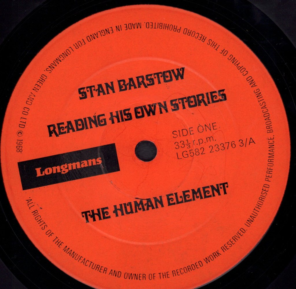 Stan Barstow - Reading His Own Stories - Lp