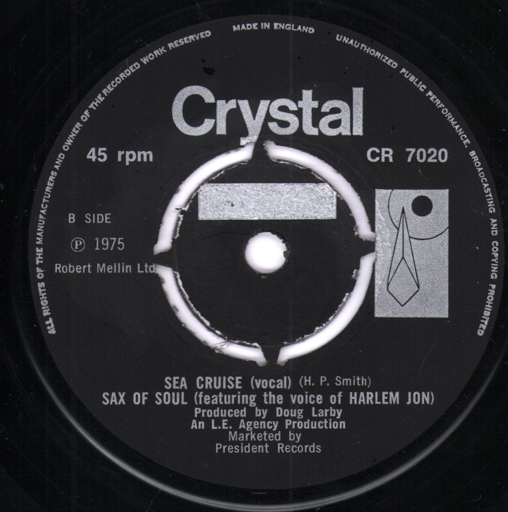 Sax Of Soul - Sea Cruise - 7 Inch