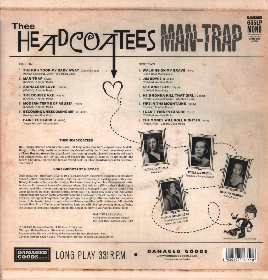 Thee Headcoatees - Man-Trap - Lp