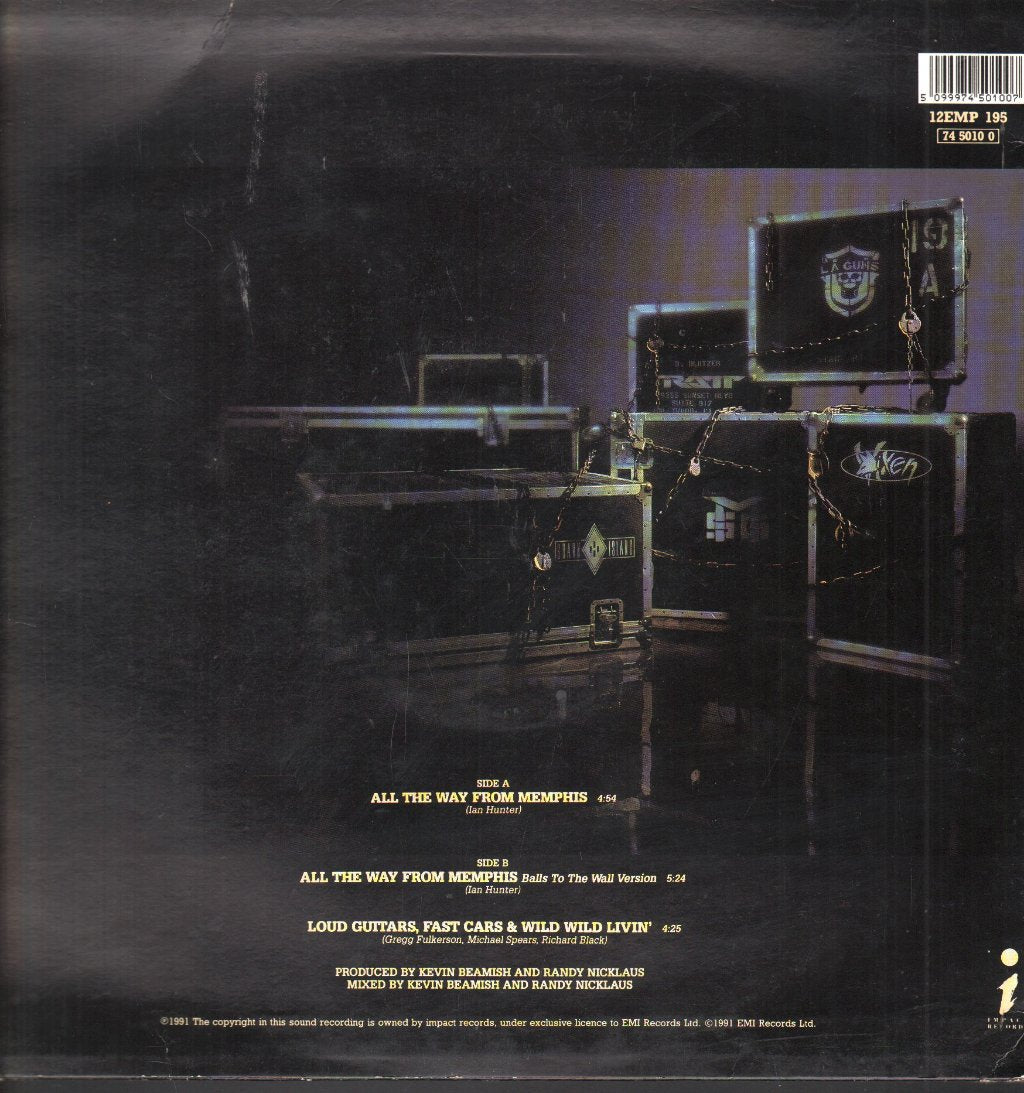 Contraband (Us Rock Group) - All The Way From Memphis - 12 Inch