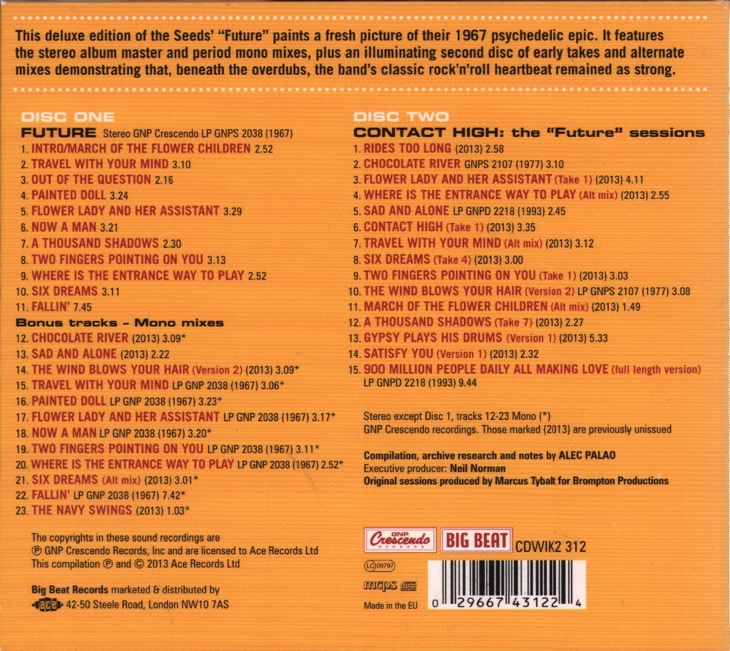 Seeds - Future - Double Cd