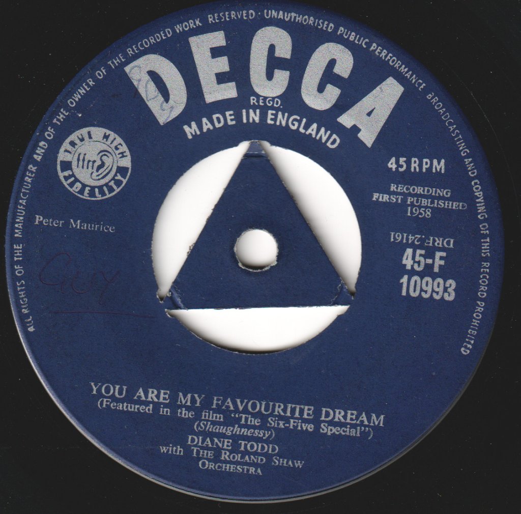 Diane Todd - It's A Wonderful Thing To Be Loved - 7 Inch