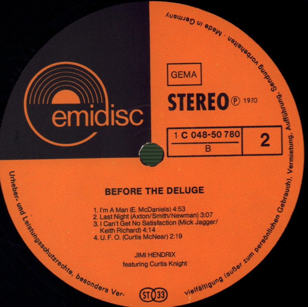 Jimi Hendrix - Before The Deluge - Lp