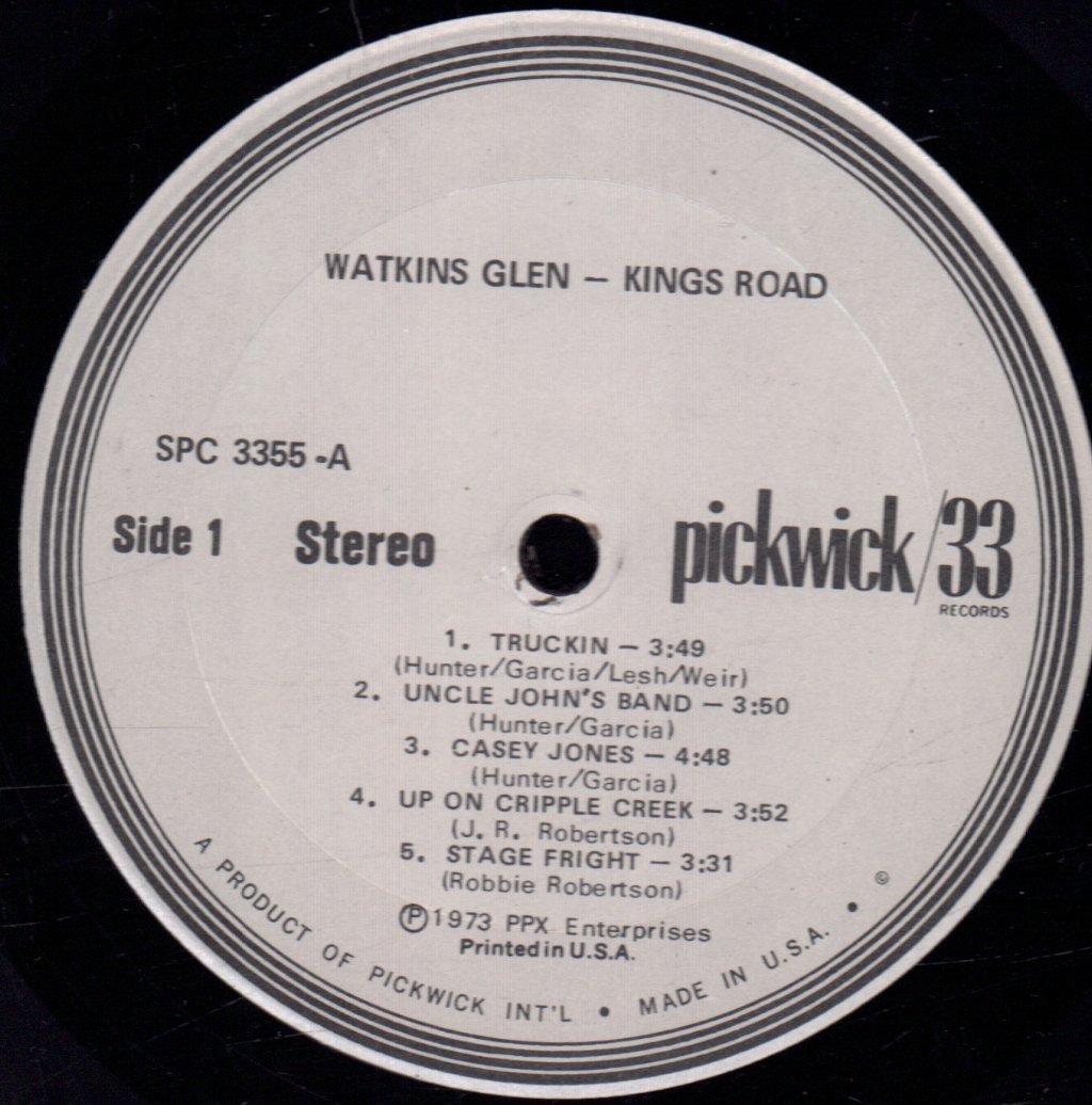 Kings Road - Watkins Glen - Lp