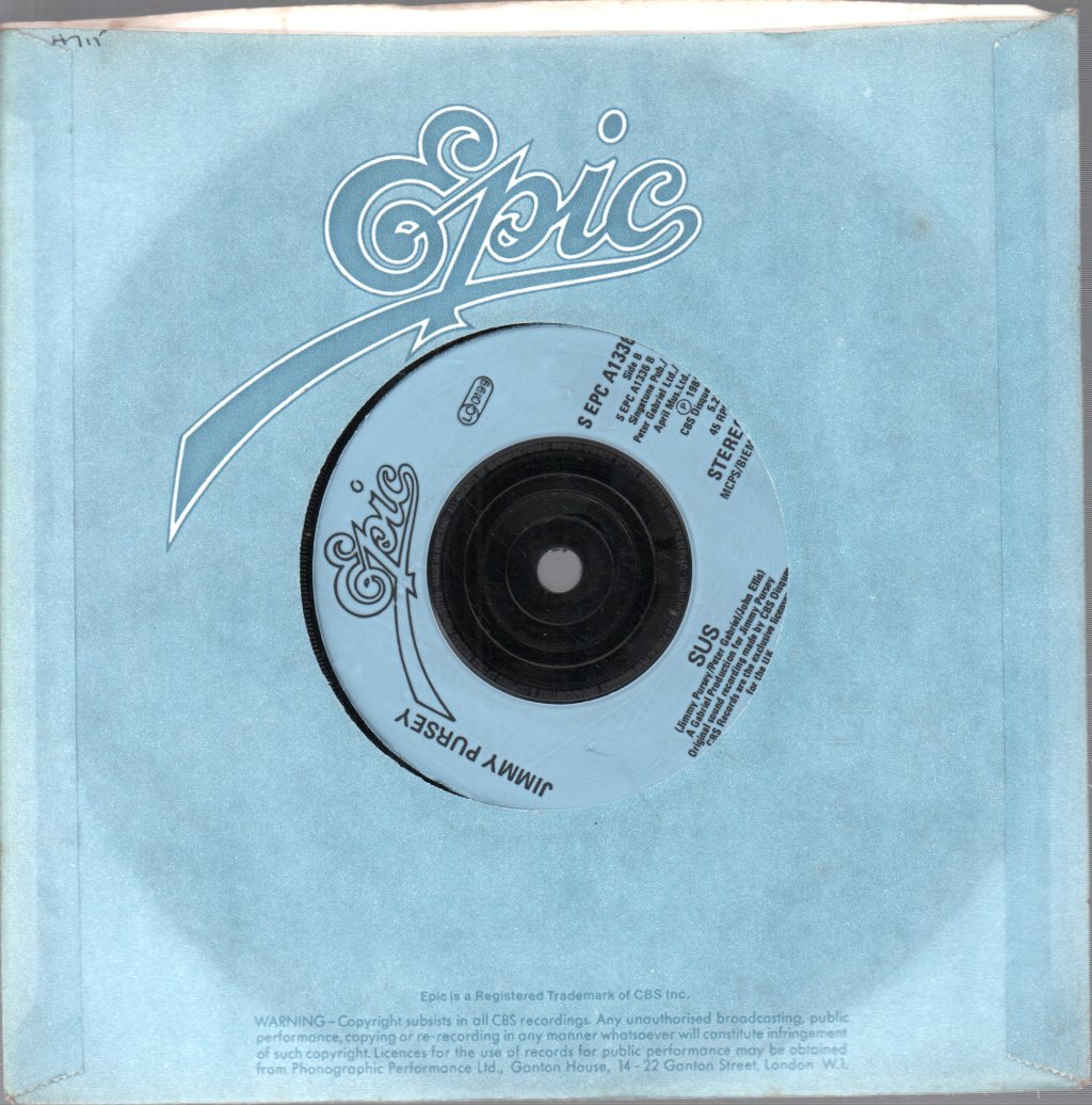 Jimmy Pursey - Animals Have More Fun - 7 Inch