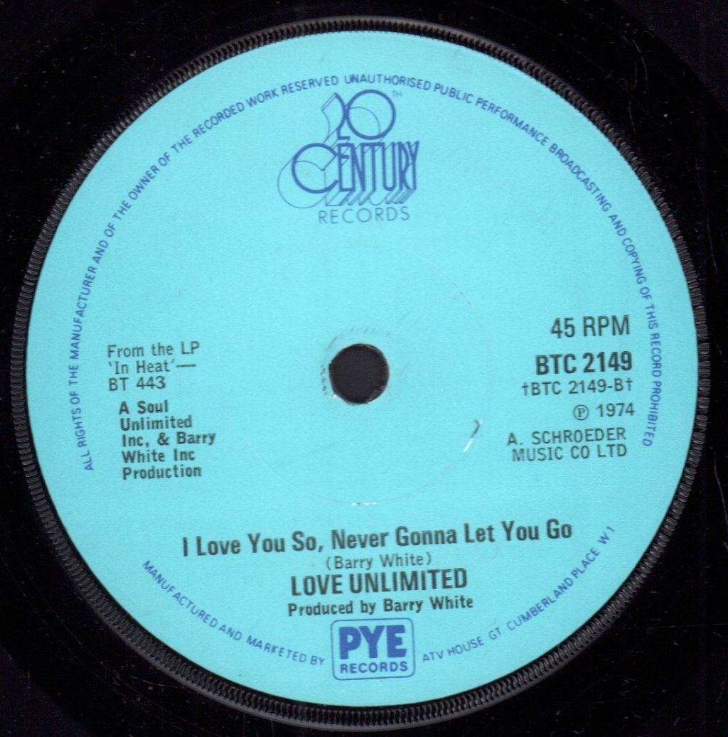 Love Unlimited - It May Be Winter Outside - 7 Inch