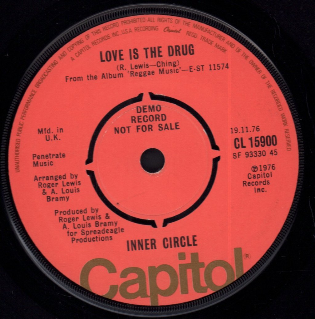 Inner Circle (Reggae) - Jah Music - 7 Inch
