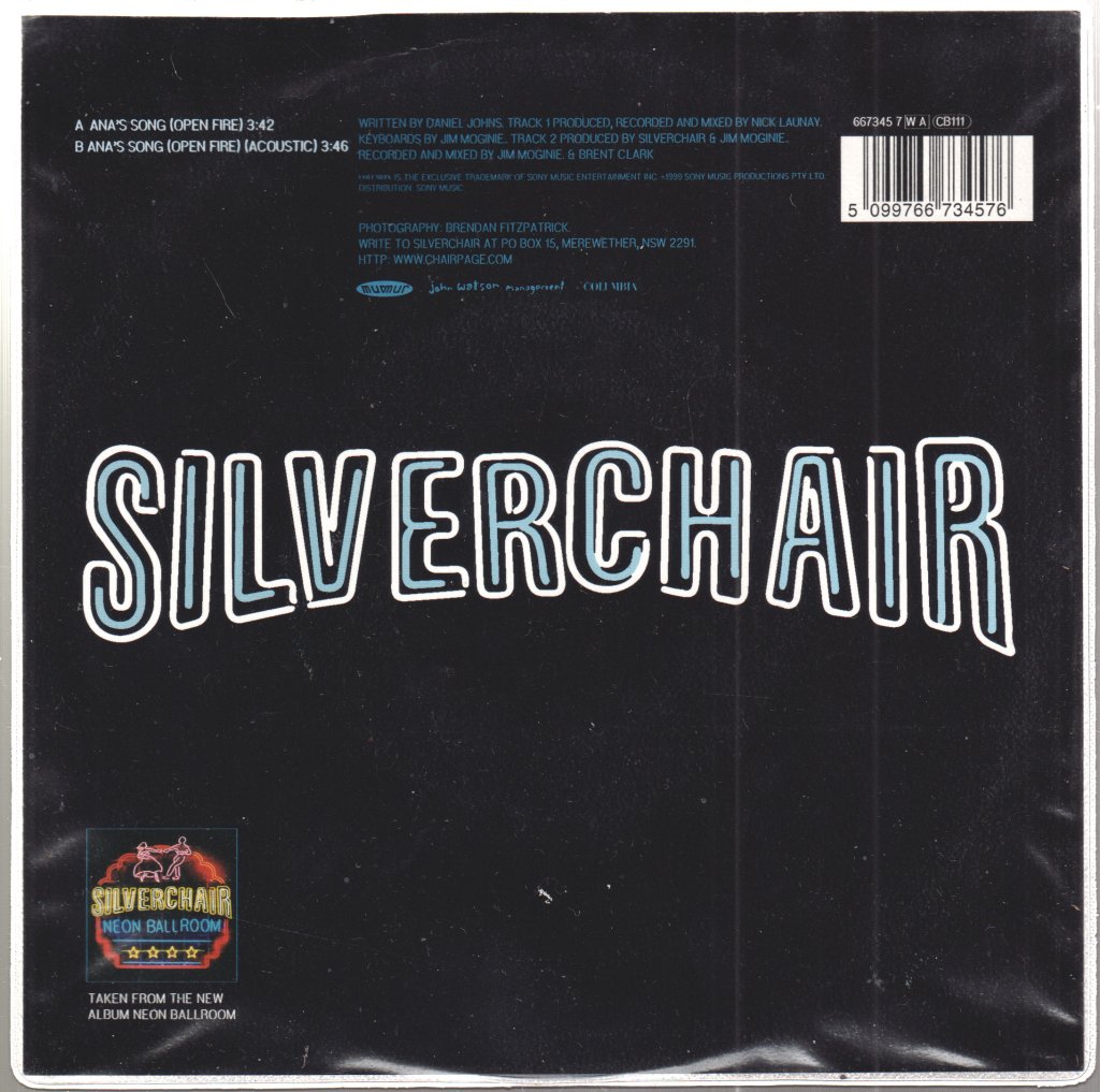 Silverchair - Ana's Song - 7 Inch
