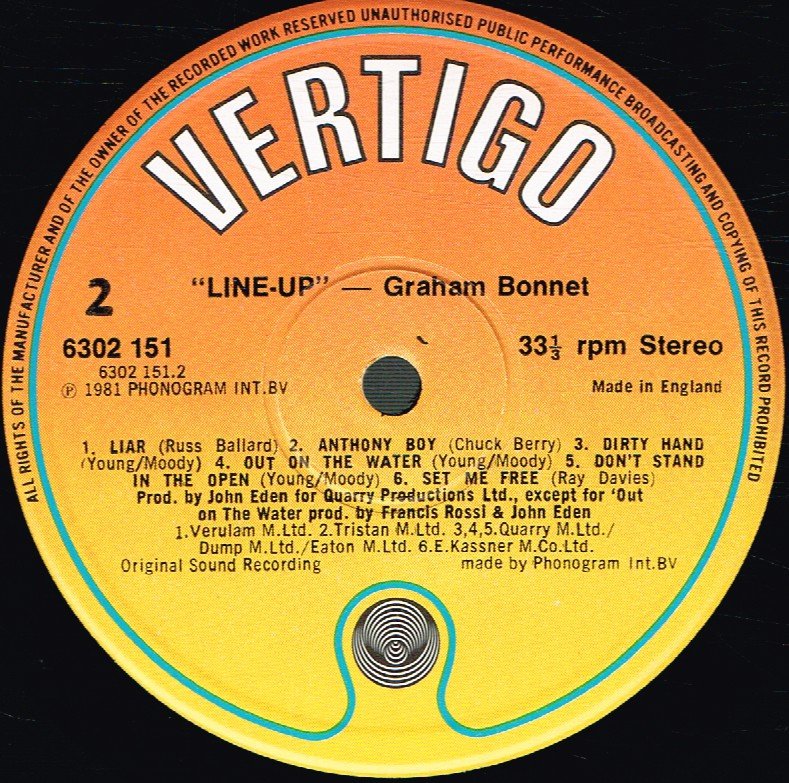 Graham Bonnet - Line-Up - Lp