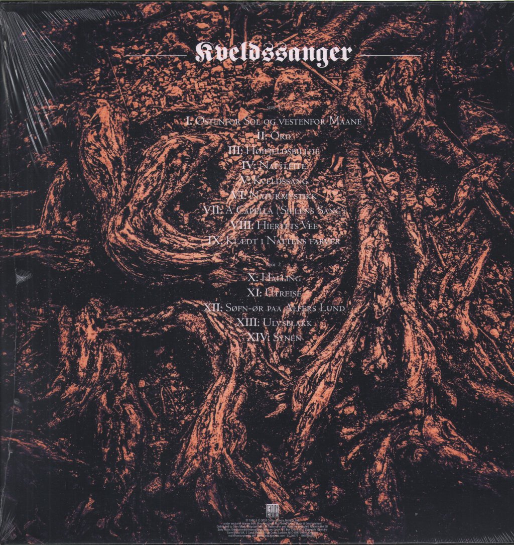 Ulver - Kveldssanger - Lp